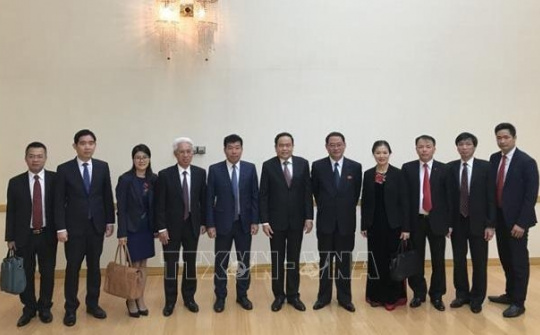 Vietnam’s Party, State delegation visits DPRK
