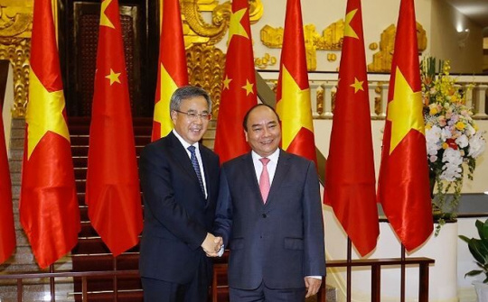 Thủ tướng Nguyễn Xuân Phúc tiếp Phó Thủ tướng Trung Quốc