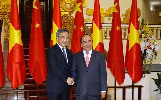 Thủ tướng Nguyễn Xuân Phúc tiếp Phó Thủ tướng Trung Quốc