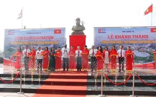 Quảng Trị: Khánh thành Công viên mang tên lãnh tụ Fidel 
