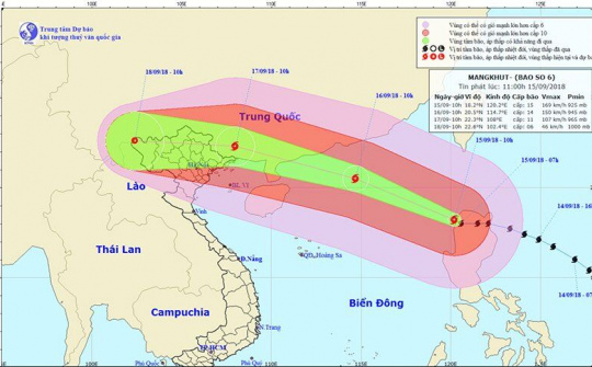 Công điện của Thủ tướng Chính phủ: Ứng phó khẩn cấp bão số 6 và mưa lũ