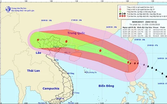 Công điện của Thủ tướng Chính phủ: Ứng phó khẩn cấp bão số 6 và mưa lũ