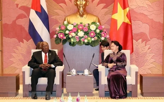 Vietnam’s top legislator meets with Vice President of Cuba