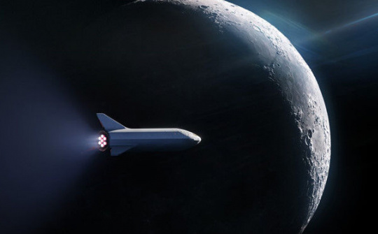 SpaceX ký hợp đồng chuyến du lịch mặt trăng với khách hàng đầu tiên
