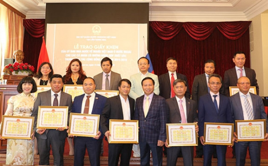 Outstanding Overseas Vietnamese nationals in Russia honoured