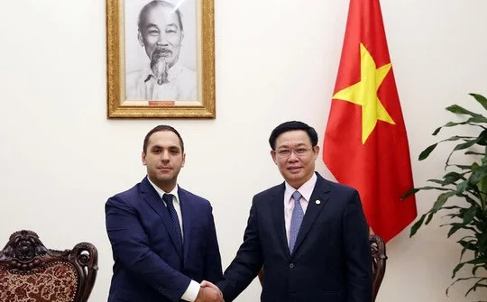 Phó Thủ tướng Vương Đình Huệ tiếp Bộ trưởng Kinh tế Bulgaria