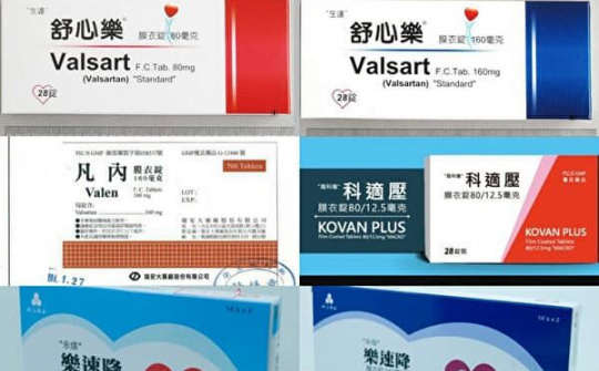 Công bố thêm chất gây ung thư trong thuốc trị huyết áp từ Trung Quốc