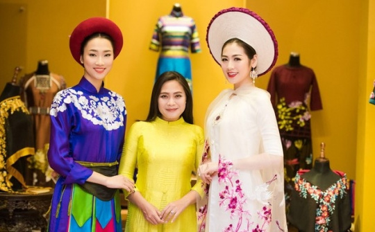 Designer longs to blend traditional Vietnamese weaving with Ao Dai designs