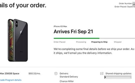 Những chiếc iPhone Xs, Xs Max đầu tiên sắp đến tay khách hàng