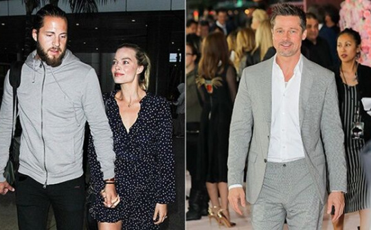 Brad Pitt bị chồng của 'đóa hồng nước Úc' Margot Robbie ghen tuông