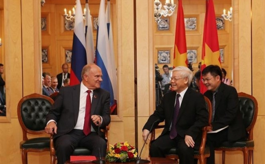 Russia a top priority in Vietnam’s foreign policy: Party leader