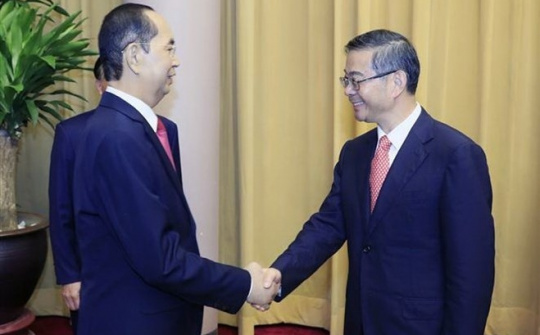President hosts Chinese Chief Justice