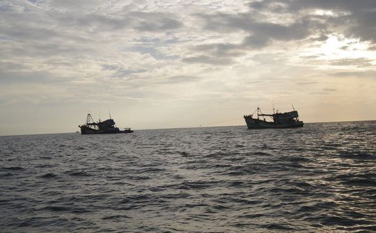 Cà Mau: Kêu gọi tìm kiếm 6 thuyền viên mất tích