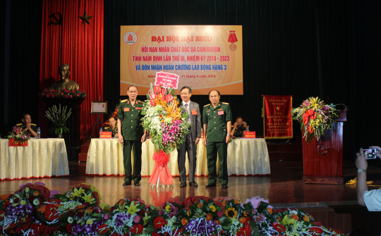 Đại hội đại biểu Hội nạn nhân chất độc da cam tỉnh Nam Định lần thứ III, nhiệm kỳ 2018 – 2023