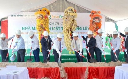 Khởi công dự án  Nhà máy điện mặt trời Sông Lũy 1
