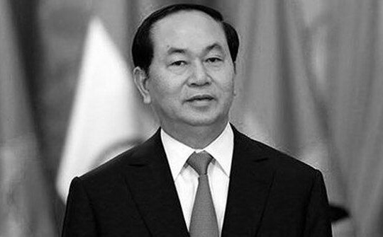 Thái Lan treo cờ rủ 3 ngày tưởng niệm Chủ tịch nước Trần Đại Quang