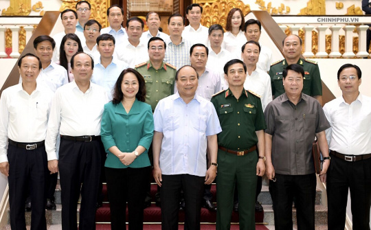 Thủ tướng làm việc với lãnh đạo tỉnh Lạng Sơn