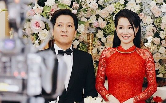 Nhã Phương rạng rỡ bên Trường Giang trong ngày cưới