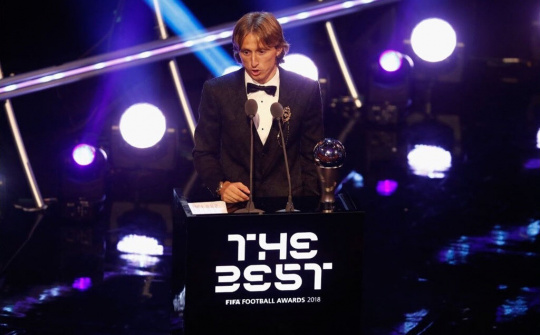 FIFA The Best 2018 vinh danh Luka Modric