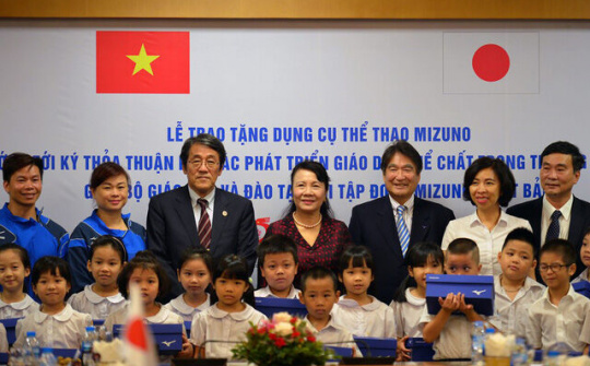 Nhật Bản hỗ trợ giáo dục thể chất hiện đại cho Việt Nam