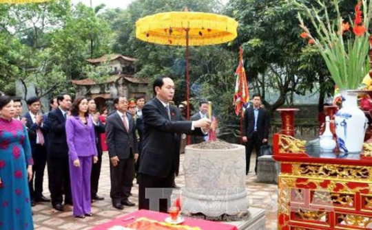 Ninh Binh always proud of late President Tran Dai Quang