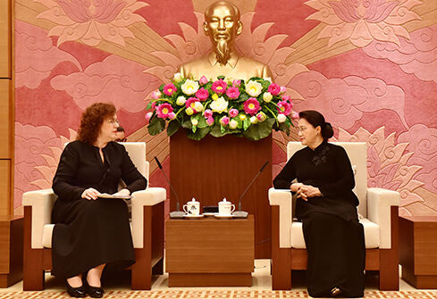 Chủ tịch Quốc hội tiếp Phó Chủ tịch Duma Quốc gia Liên bang Nga