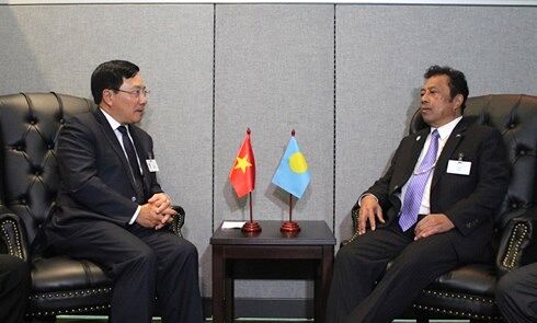 Phó Thủ tướng Phạm Bình Minh tiếp xúc song phương bên lề Đại hội đồng Liên hợp quốc