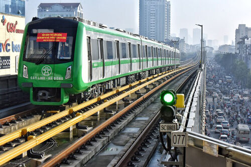 Đường sắt Cát Linh-Hà Đông có vé 10.000 đồng cho 5 km