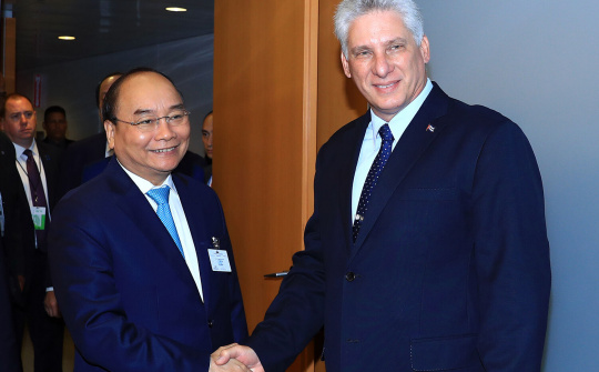 Thủ tướng tiếp xúc song phương tại Đại hội đồng Liên Hợp Quốc