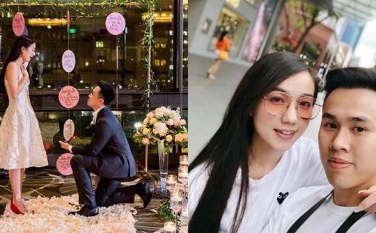Mie Nguyễn bật khóc khi được bạn trai cầu hôn lãng mạn