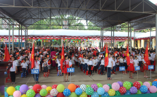 Thái Nguyên: Trường Tiểu học Lê Văn Tám khai giảng năm học mới