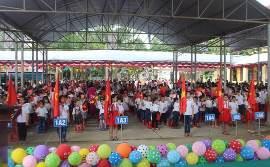 Thái Nguyên: Trường Tiểu học Lê Văn Tám khai giảng năm học mới