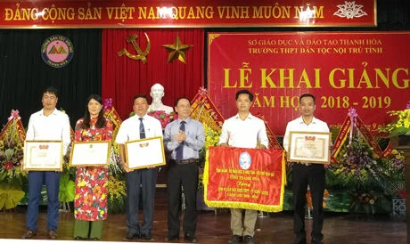 Trường THPT Dân tộc Nội trú Thanh Hóa khai giảng năm học mới