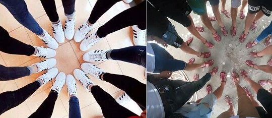 Trào lưu mùa khai giảng: Cả lớp rủ nhau sắm đồng phục giày, dép cực 'chất'