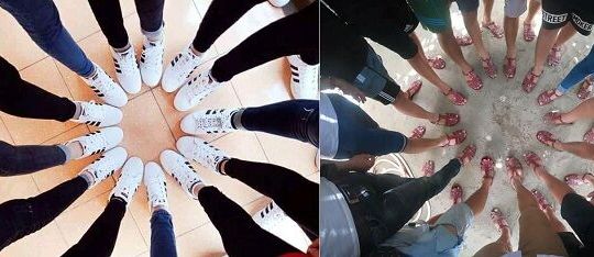 Trào lưu mùa khai giảng: Cả lớp rủ nhau sắm đồng phục giày, dép cực 'chất'