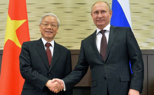 Tổng Bí thư Nguyễn Phú Trọng hội đàm với Tổng thống Nga Vladimir Putin