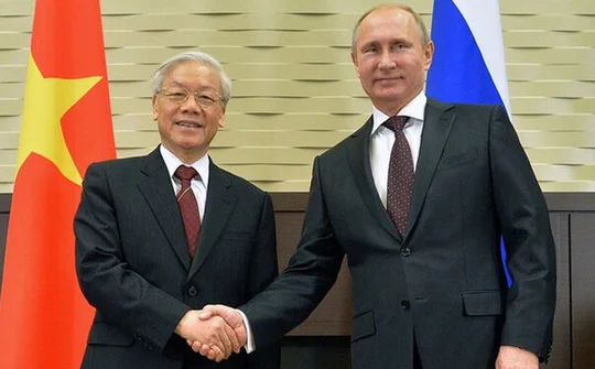 Tổng Bí thư Nguyễn Phú Trọng hội đàm với Tổng thống Nga Vladimir Putin