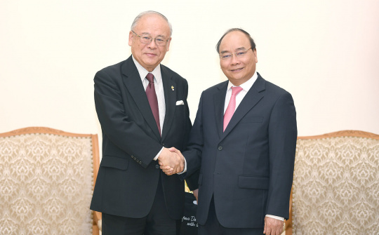 Thủ tướng tiếp Cố vấn đặc biệt Liên minh Nghị sỹ Hữu nghị Nhật - Việt