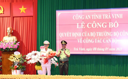 Công an tỉnh Trà Vinh có tân Phó Giám đốc