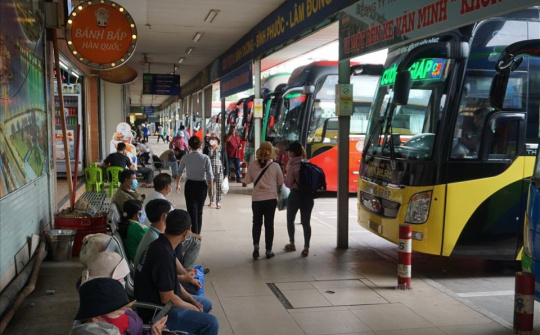 Các bến xe TP.HCM không tăng giá vé dịp Tết Dương lịch 2023