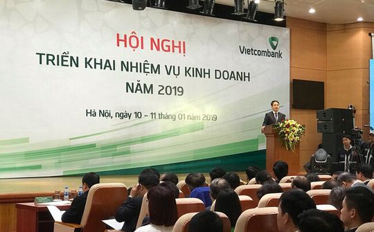 Vietcombank lãi kỷ lục hơn 18.000 tỷ đồng, đặt mục tiêu tăng 12% năm 2019