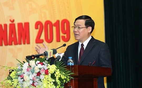 Phó Thủ tướng Vương Đình Huệ dự hội nghị triển khai nhiệm vụ năm 2019 của ngành thuế