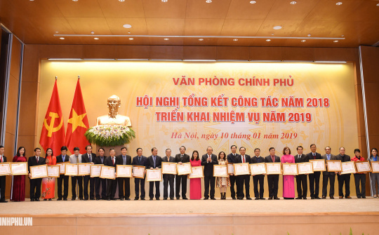 Thủ tướng giao nhiệm vụ cho Văn phòng Chính phủ năm 2019