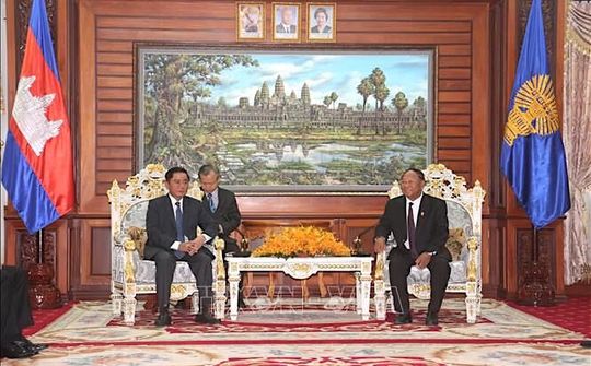 Lãnh đạo Campuchia tiếp Đoàn cấp cao Ủy ban Kiểm tra Trung ương Đảng Việt Nam