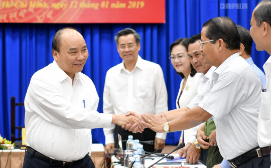 Thủ tướng Chính phủ làm việc với Ban Thường vụ Tỉnh ủy Bạc Liêu