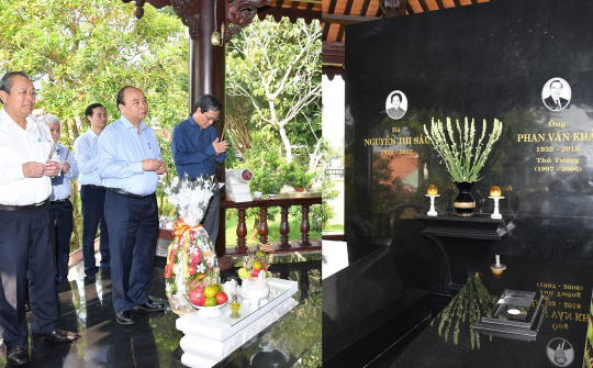 Thủ tướng tưởng nhớ các nguyên lãnh đạo Đảng, Nhà nước