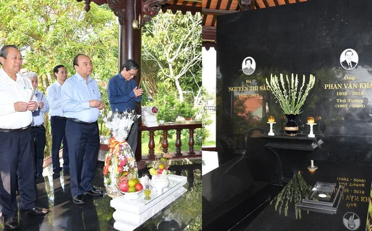 Thủ tướng tưởng nhớ các nguyên lãnh đạo Đảng, Nhà nước
