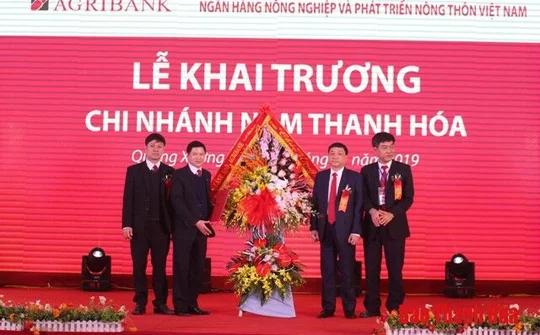 Khai trương Chi nhánh Agribank Nam Thanh Hóa