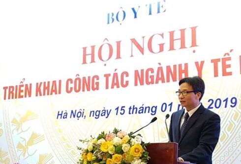 Phó Thủ tướng Vũ Đức Đam dự Hội nghị triển khai nhiệm vụ năm 2019 của Bộ Y tế 