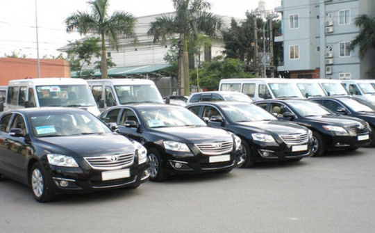 Quy định mới về tiêu chuẩn, định mức sử dụng xe ô tô